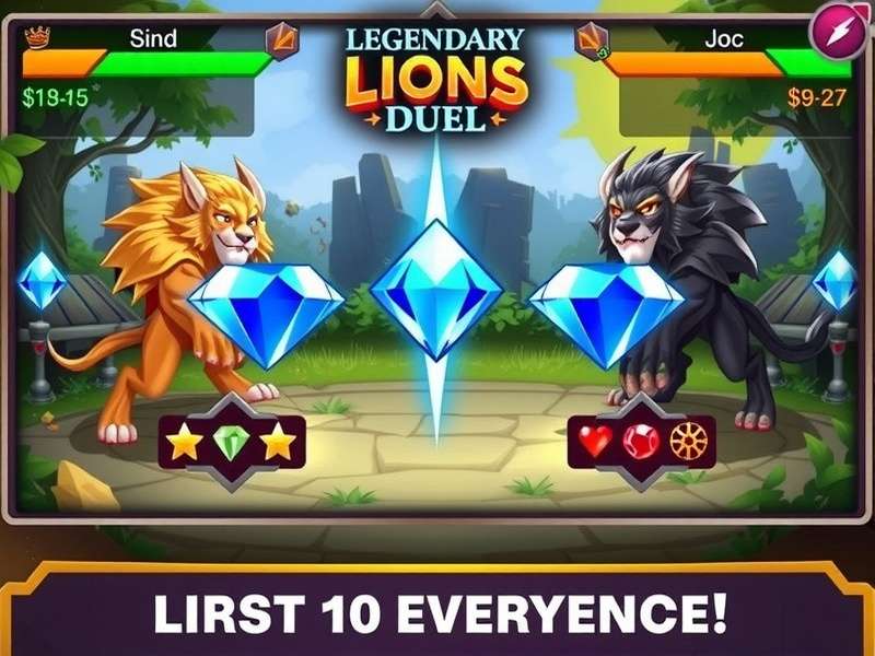 Legendary Lions Diamond Duel gameplay screenshot